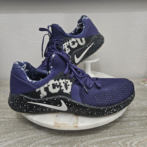Nike Other - Nike Free TR 8 TCU Horned Frogs Running Shoes‎ AR0411 500 Purple Men's Sz 13